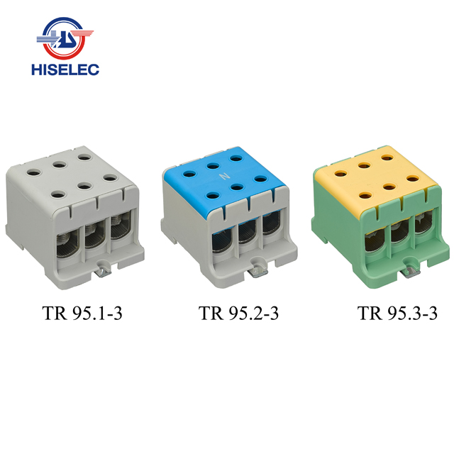 TR 95 series 3 ways Al/Cu universal terminal block