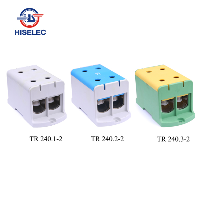 TR 240 series 2 ways Al/Cu universal terminal block