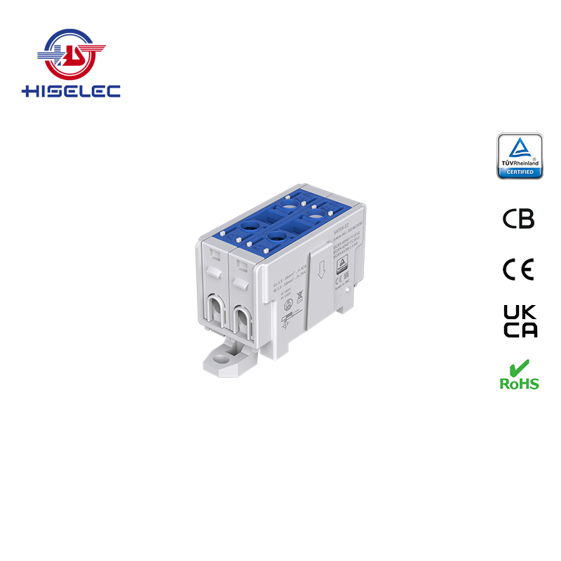 SAT16-22 series blue 2 ways Al/Cu universal terminal block
