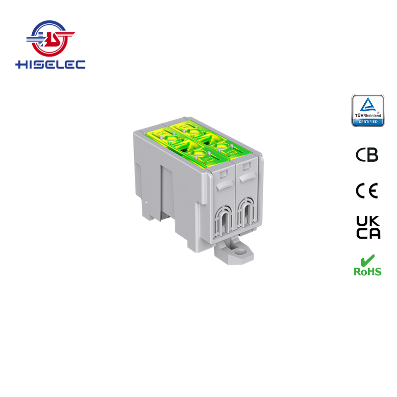 SAT35-23系列黄绿色 1回路 铝铜通用接线端子