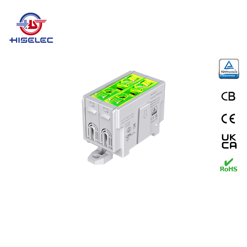 SAT35-23系列黄绿色 1回路 铝铜通用接线端子