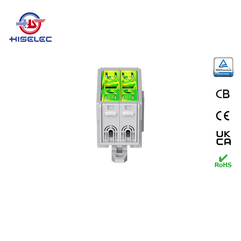 SAT35-23系列黄绿色 1回路 铝铜通用接线端子