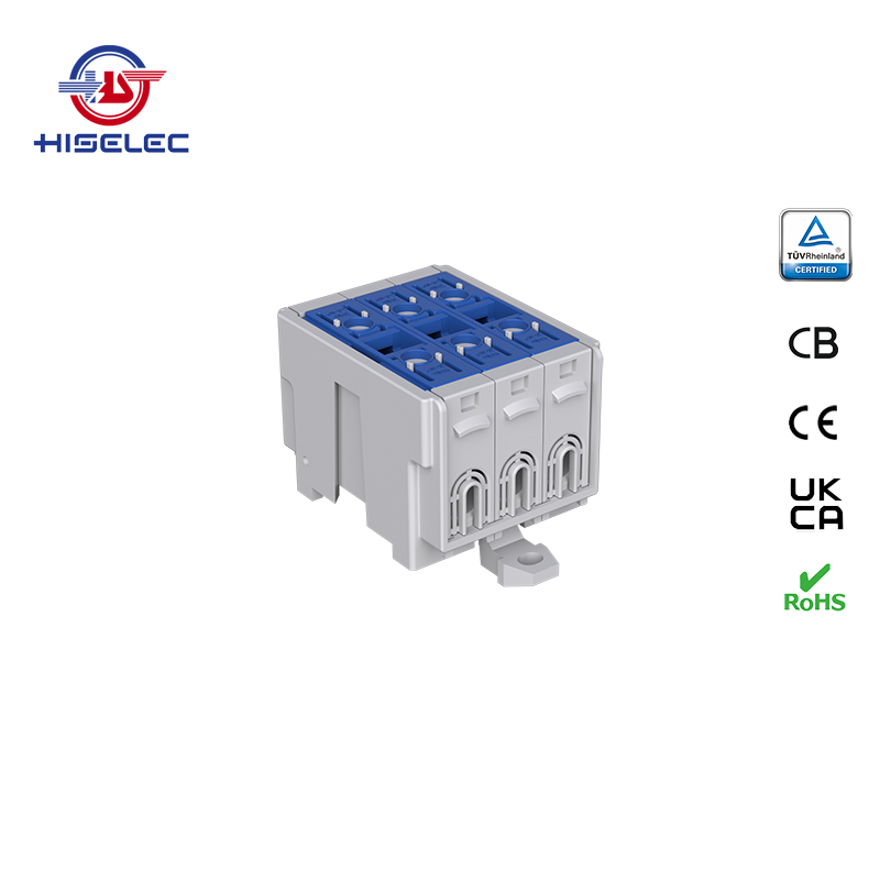 SAT35-32系列蓝色 3回路 铝铜通用接线端子