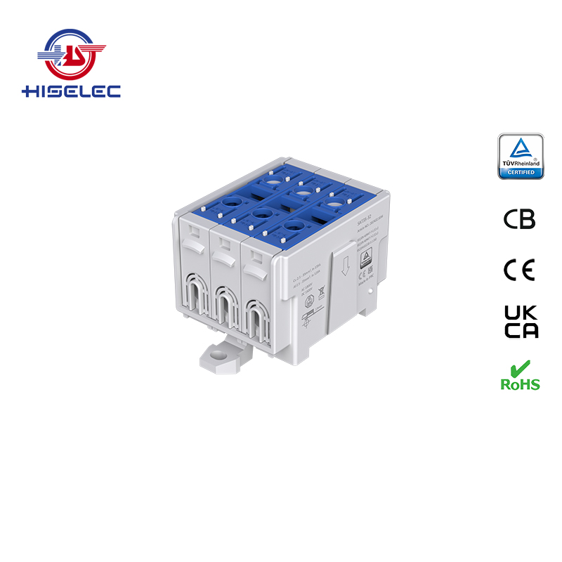 SAT35-32系列蓝色 3回路 铝铜通用接线端子