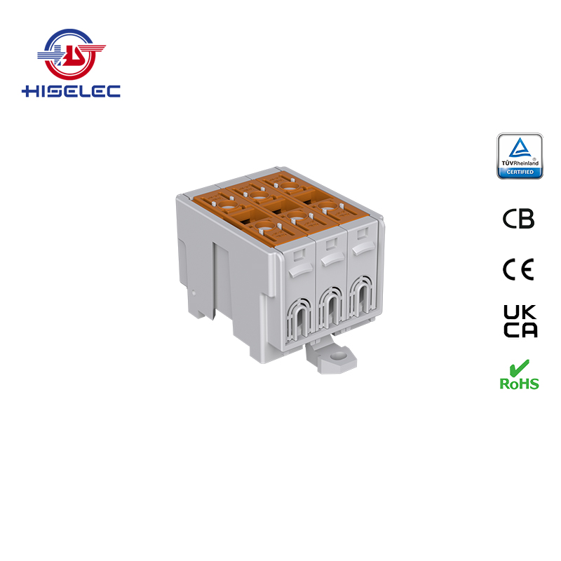 SAT35-34系列棕色 3回路 铝铜通用接线端子