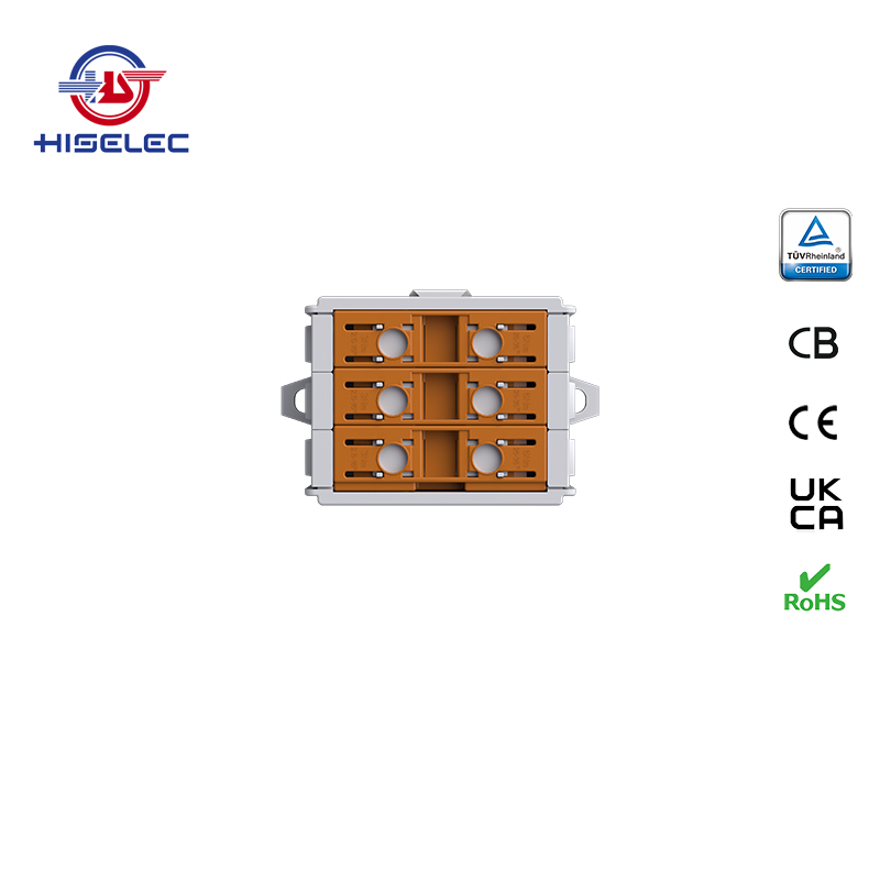 SAT35-34系列棕色 3回路 铝铜通用接线端子