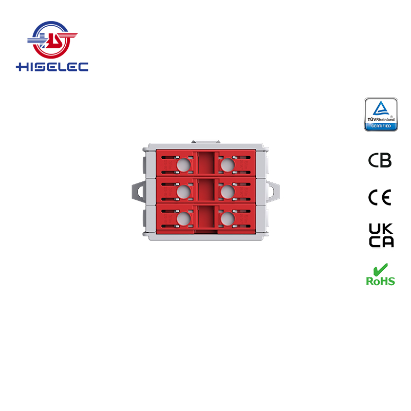 SAT35-36系列红色 3回路 铝铜通用接线端子