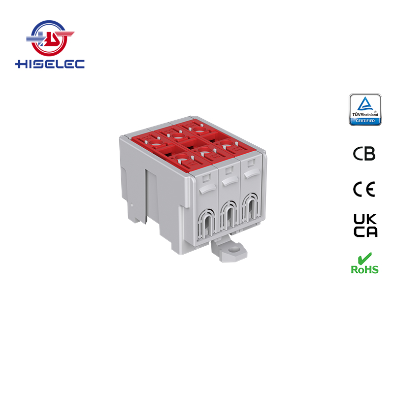 SAT35-36系列红色 3回路 铝铜通用接线端子