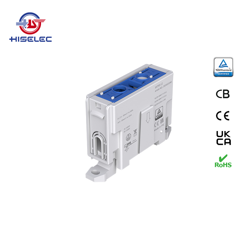 SAT50-12系列蓝色 1回路 铝铜通用接线端子