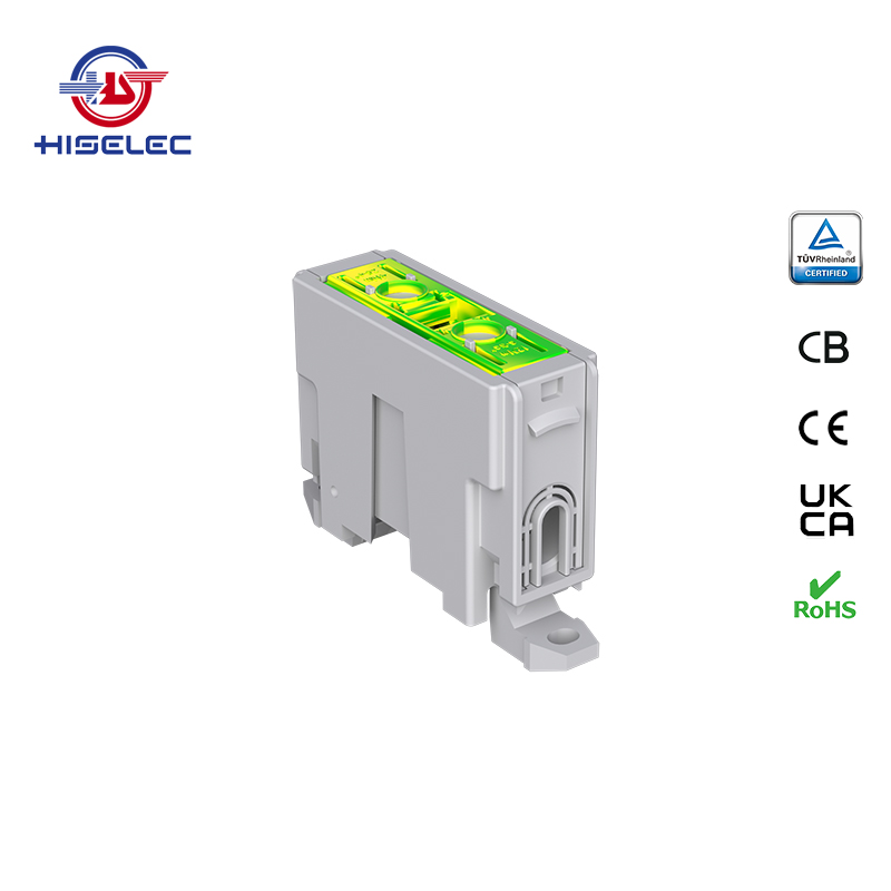 SAT50-13系列黄绿色 1回路 铝铜通用接线端子