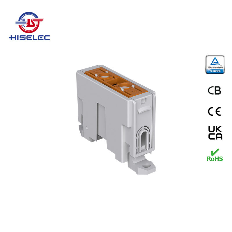 SAT50-14系列棕色 1回路 铝铜通用接线端子