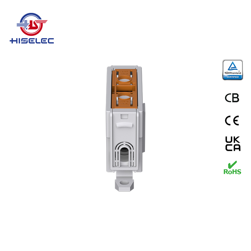 SAT50-14系列棕色 1回路 铝铜通用接线端子