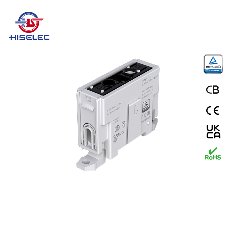 SAT50-15系列黑色 1回路 铝铜通用接线端子