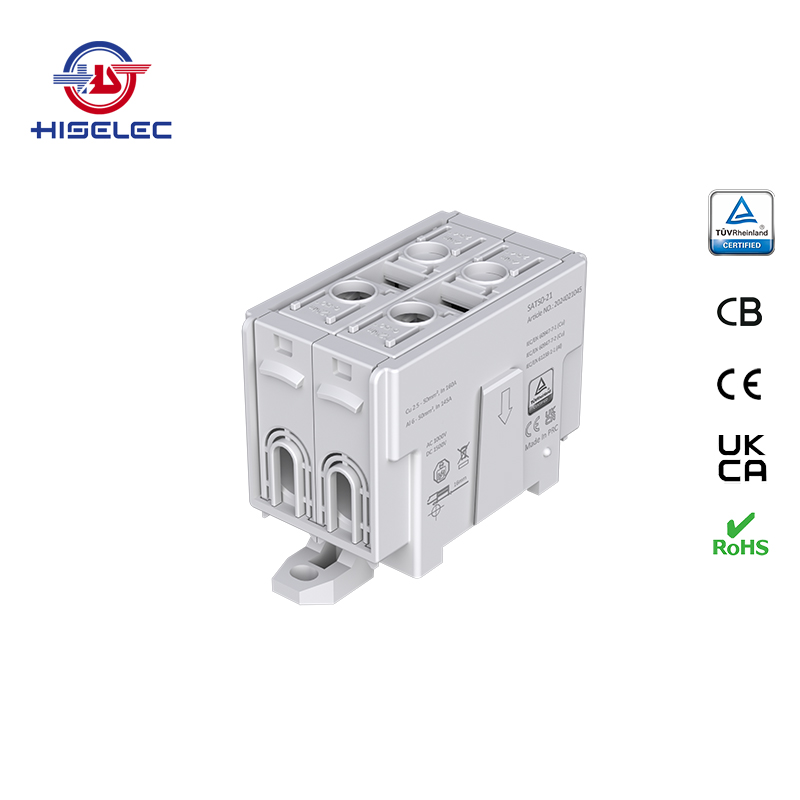 SAT50-21系列灰色 2回路 铝铜通用接线端子