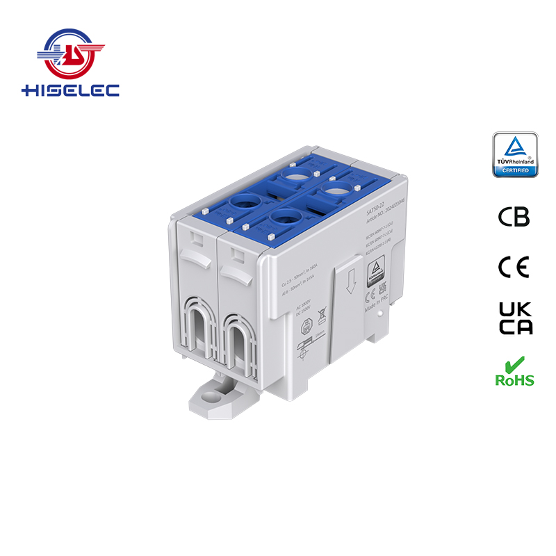 SAT50-22系列蓝色 2回路 铝铜通用接线端子
