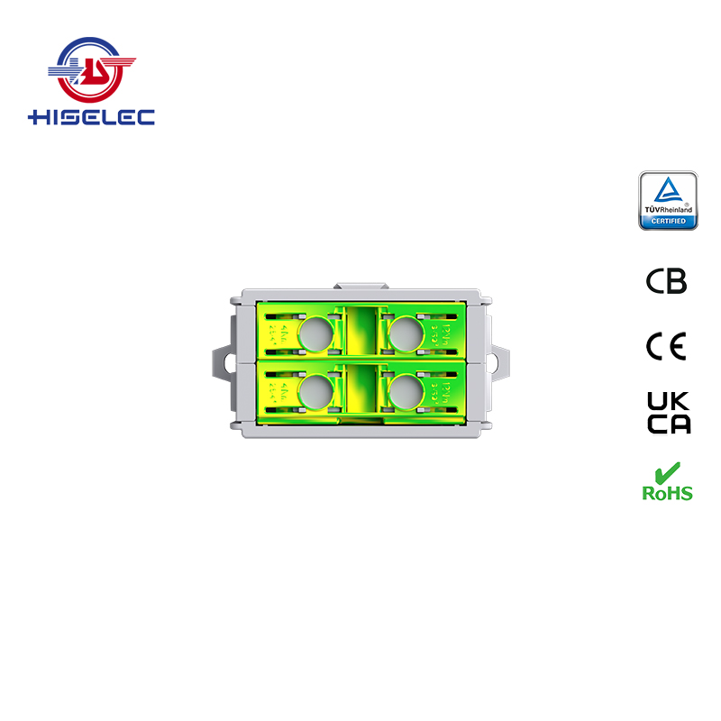 SAT50-23系列黄绿色 2回路 铝铜通用接线端子