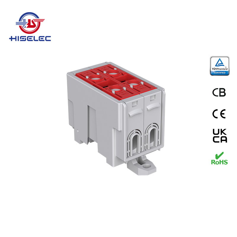SAT50-26系列红色 2回路 铝铜通用接线端子