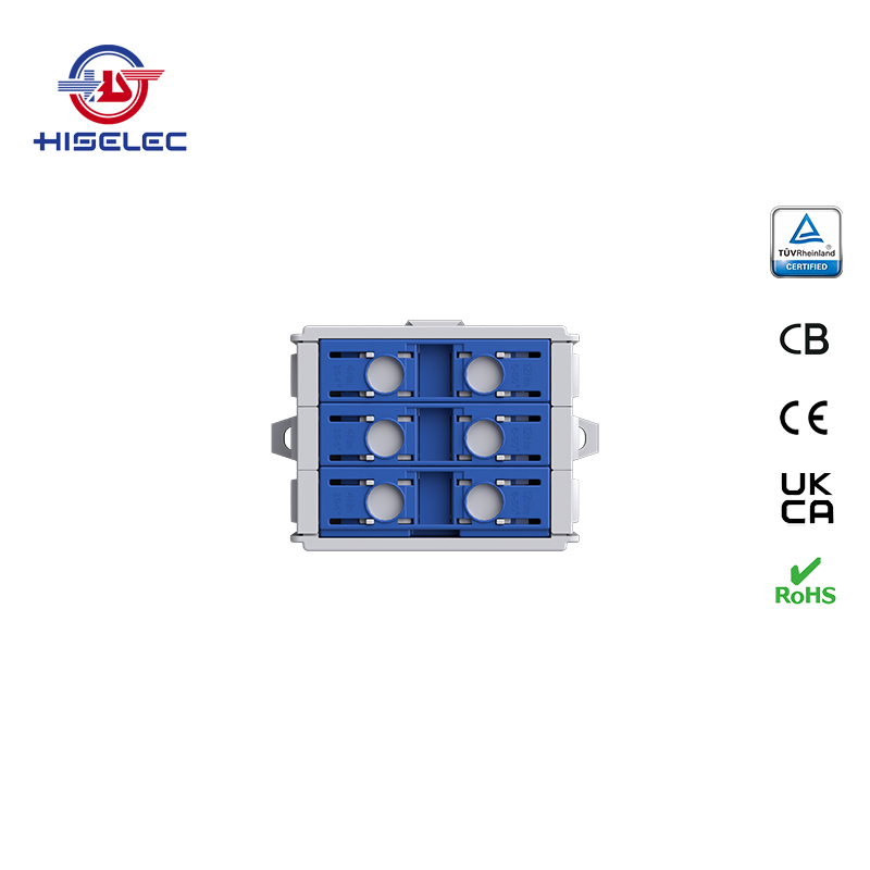 SAT50-32系列蓝色 3回路 铝铜通用接线端子