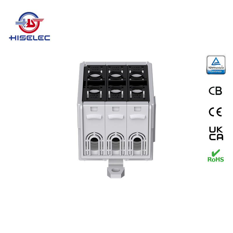 SAT50-35系列黑色 3回路 铝铜通用接线端子