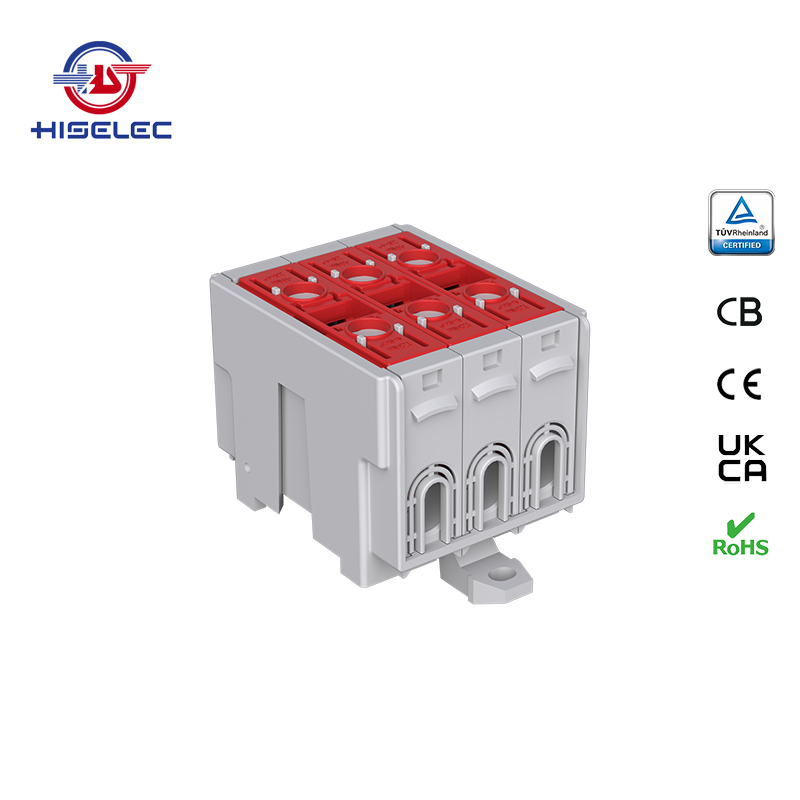 SAT50-36系列红色 3回路 铝铜通用接线端子