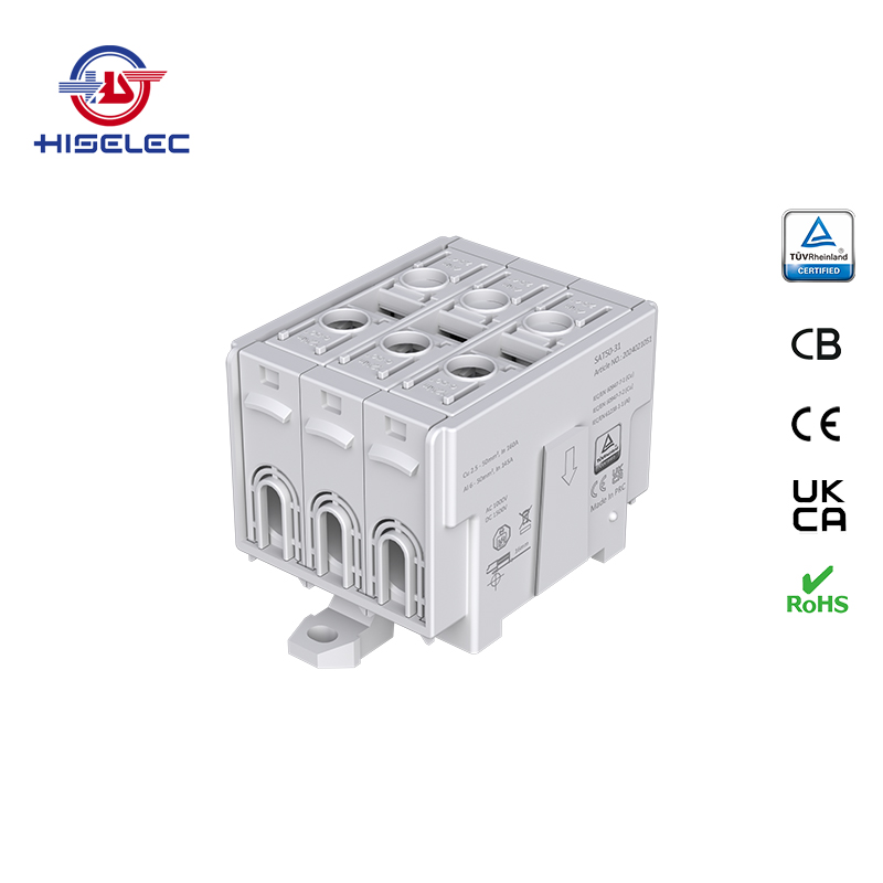 SAT50-31系列灰色 3回路 铝铜通用接线端子