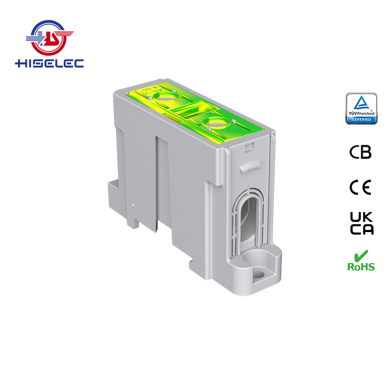 SAT95-13系列黄绿色 1回路 铝铜通用接线端子