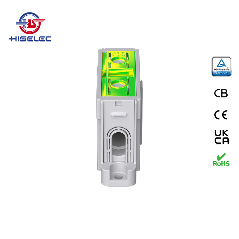 SAT95-13系列黄绿色 1回路 铝铜通用接线端子