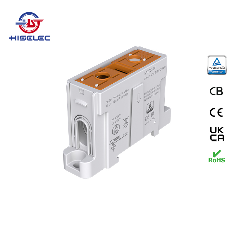 SAT95-14系列棕色 1回路 铝铜通用接线端子