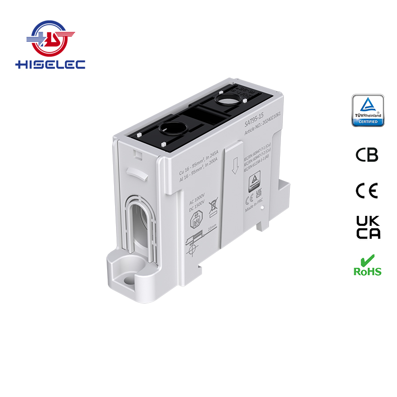 SAT95-15系列黑色 1回路 铝铜通用接线端子