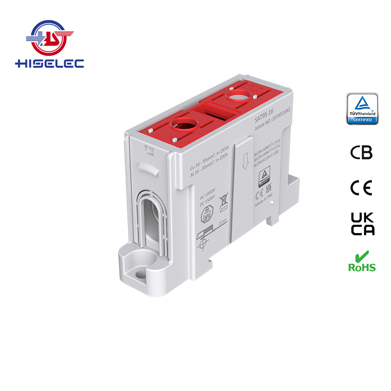 SAT95-16系列红色 1回路 铝铜通用接线端子