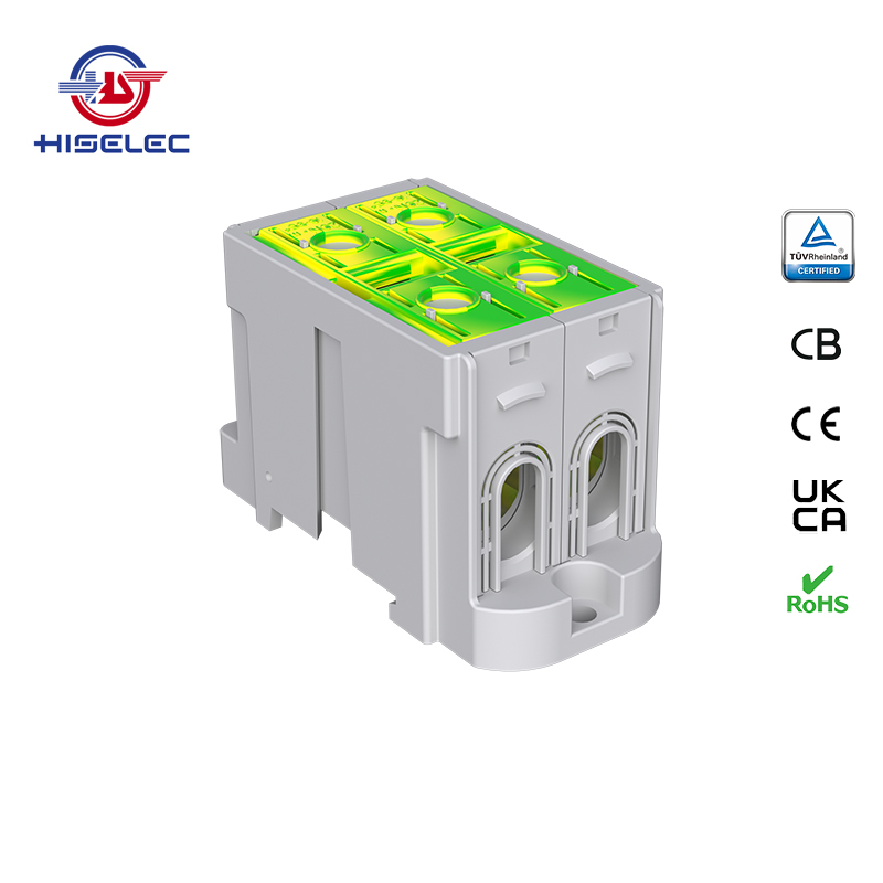 SAT95-23系列黄绿色 2回路 铝铜通用接线端子