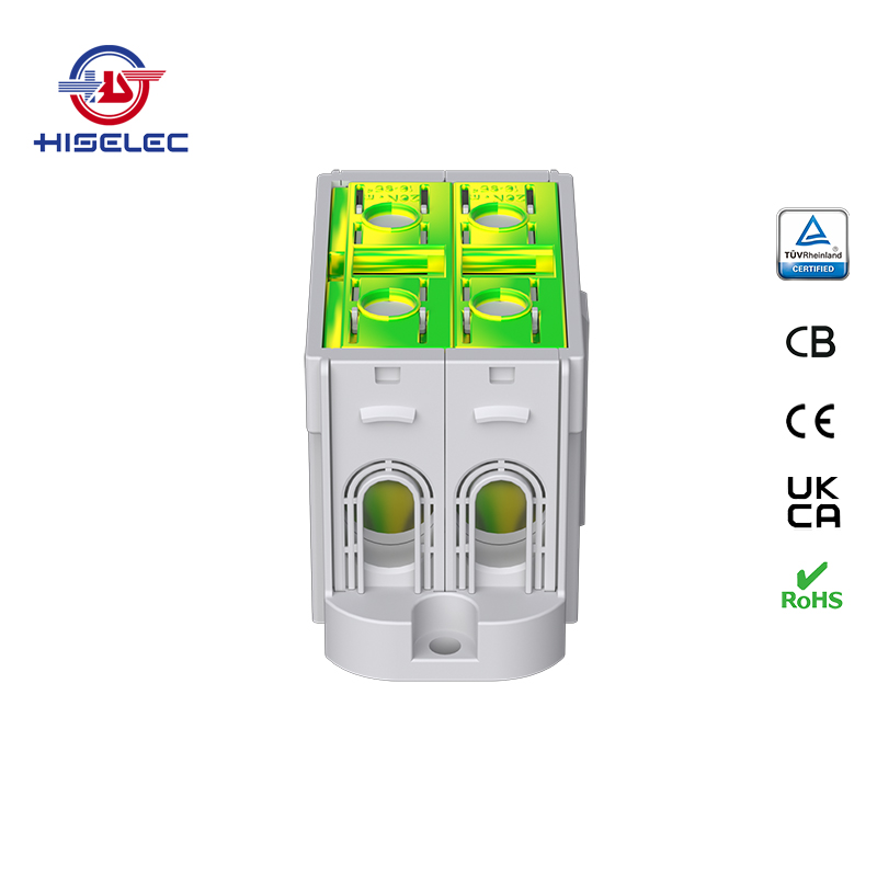 SAT95-23系列黄绿色 2回路 铝铜通用接线端子