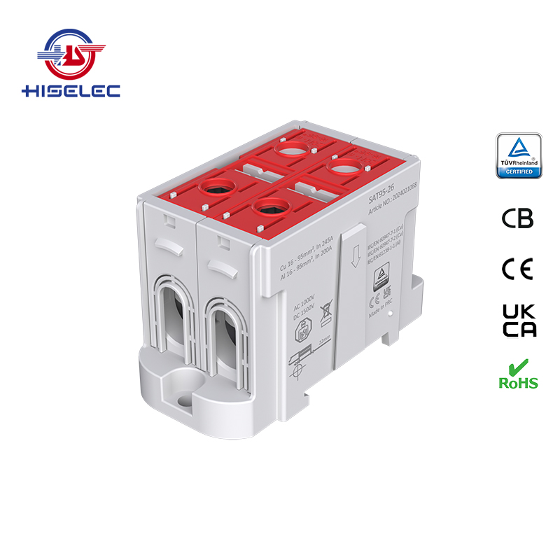 SAT95-26系列红色 2回路 铝铜通用接线端子