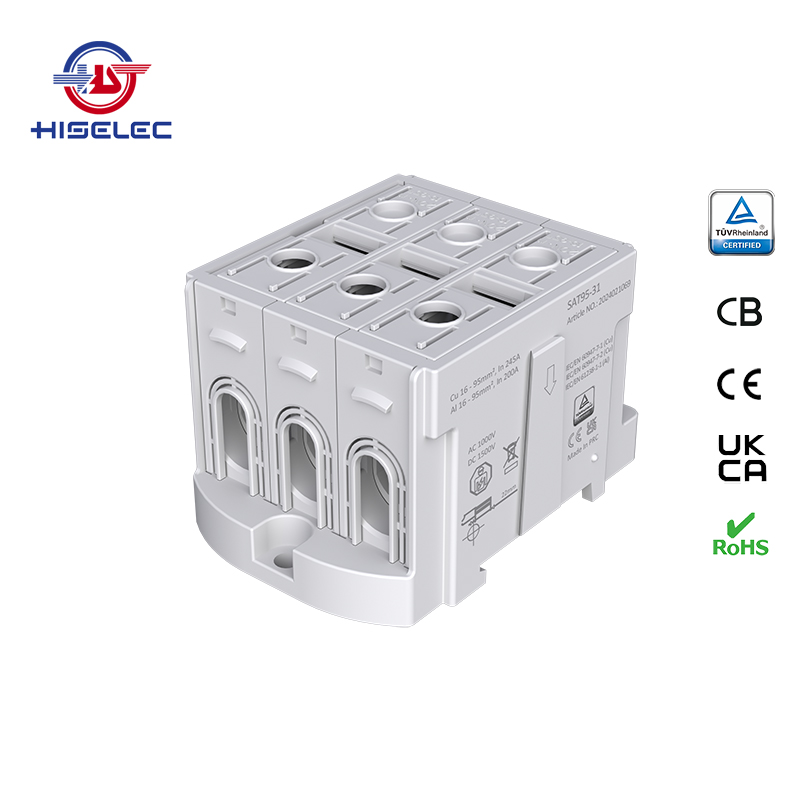 SAT95-31系列灰色 3回路 铝铜通用接线端子