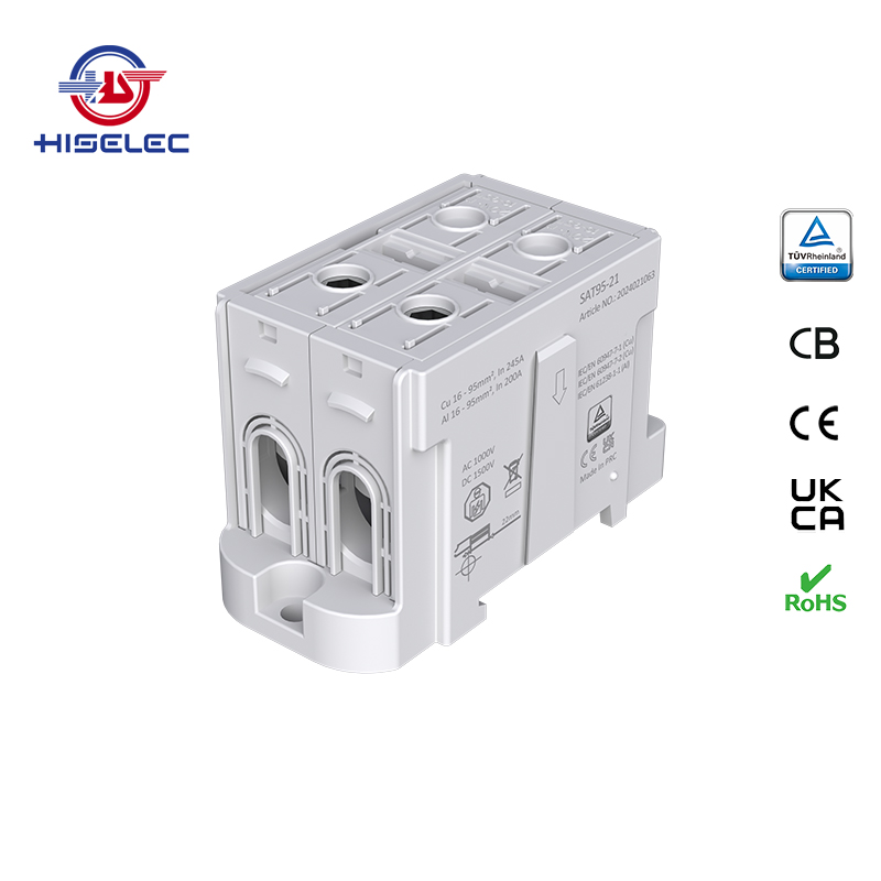 SAT95-21系列灰色 2回路 铝铜通用接线端子