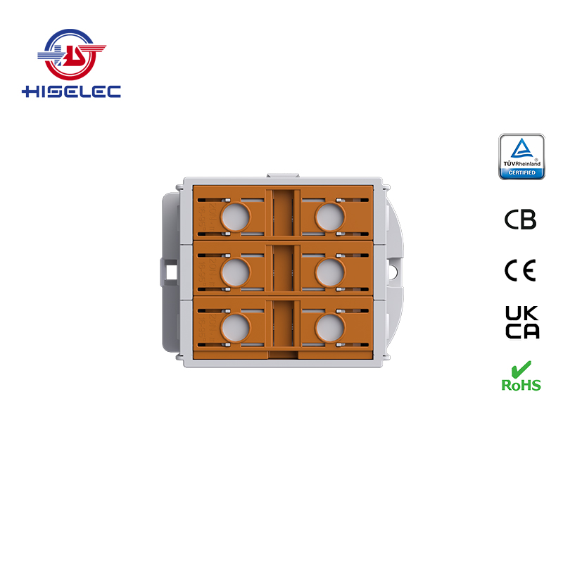 SAT95-34系列棕色 3回路 铝铜通用接线端子
