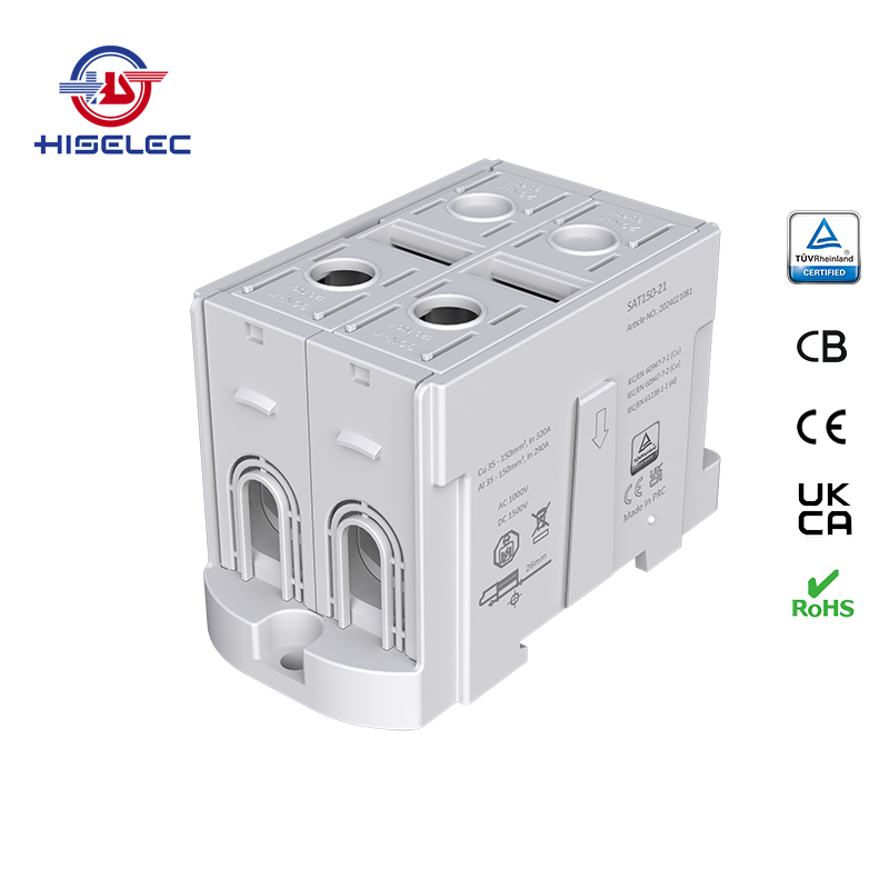 SAT150-21系列灰色 2回路 铝铜通用接线端子