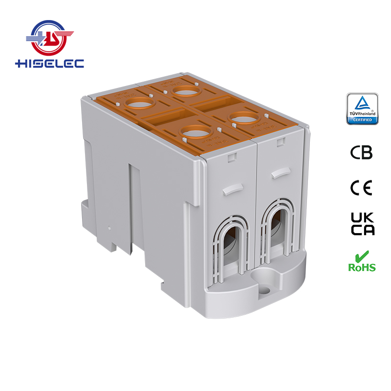 SAT150-24系列棕色 2回路 铝铜通用接线端子