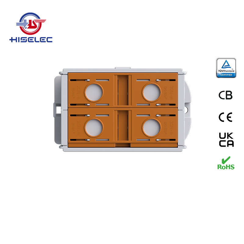 SAT150-24系列棕色 2回路 铝铜通用接线端子