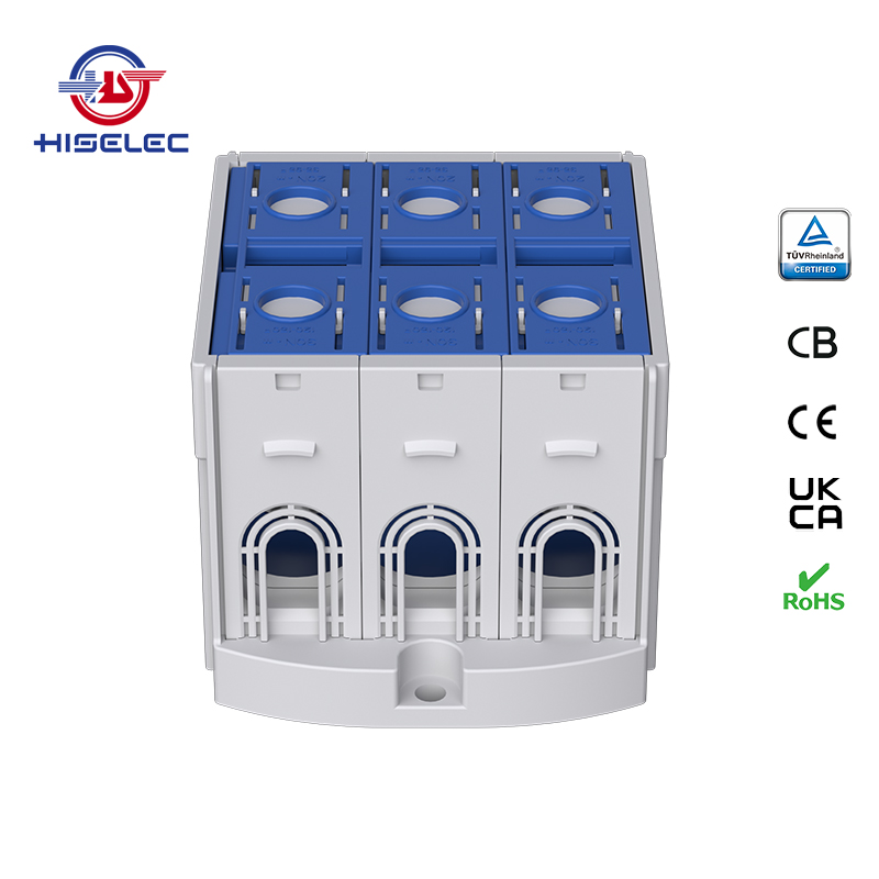 SAT150-32系列蓝色 3回路 铝铜通用接线端子