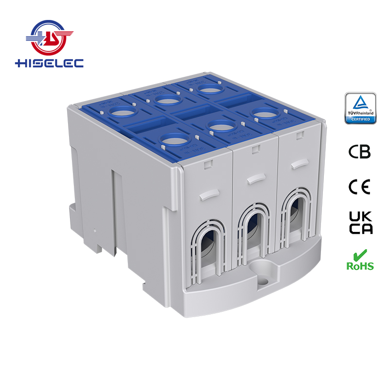 SAT150-32系列蓝色 3回路 铝铜通用接线端子