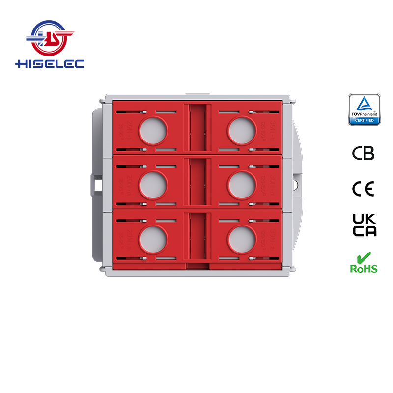 SAT150-36系列红色 3回路 铝铜通用接线端子