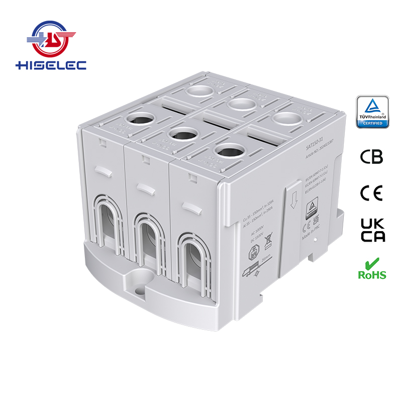 SAT150-31系列灰色 3回路 铝铜通用接线端子