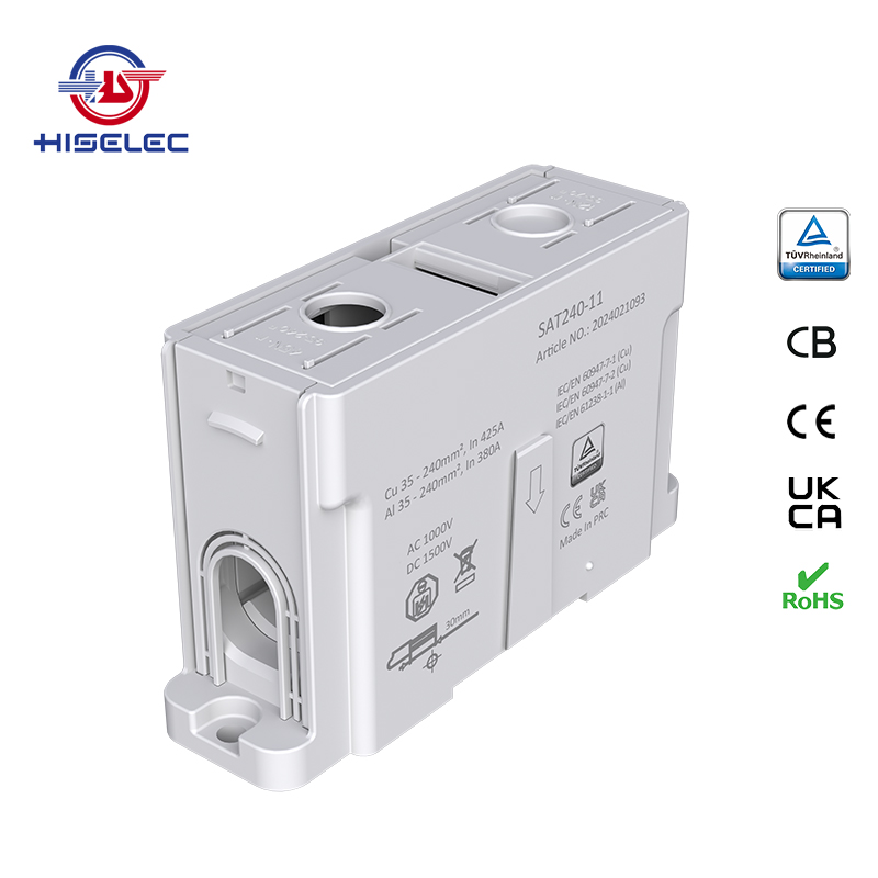 SAT240-11系列灰色 1回路 铝铜通用接线端子