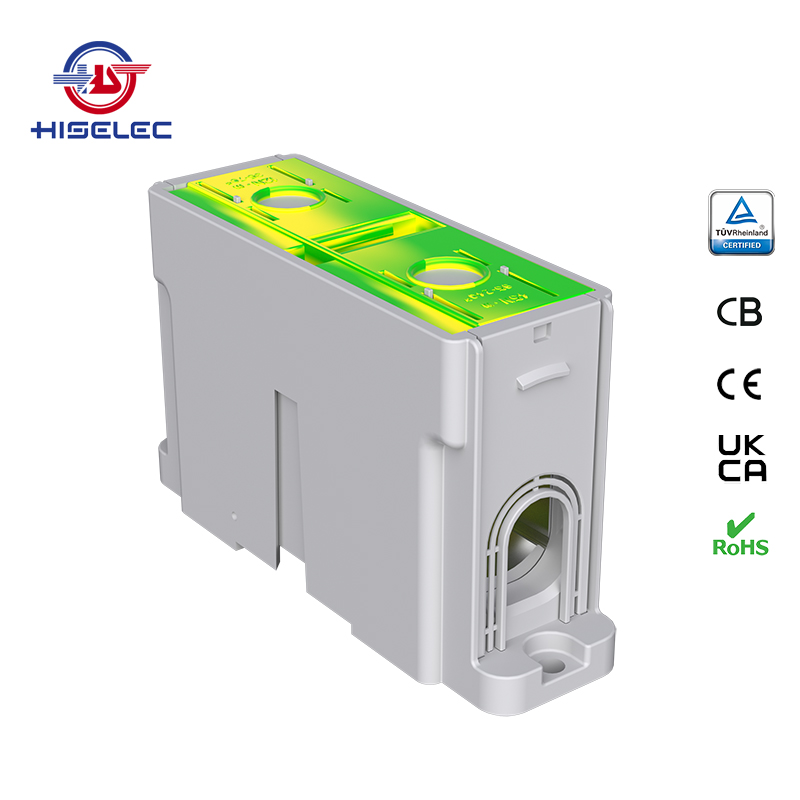 SAT240-13系列黄绿色 1回路 铝铜通用接线端子
