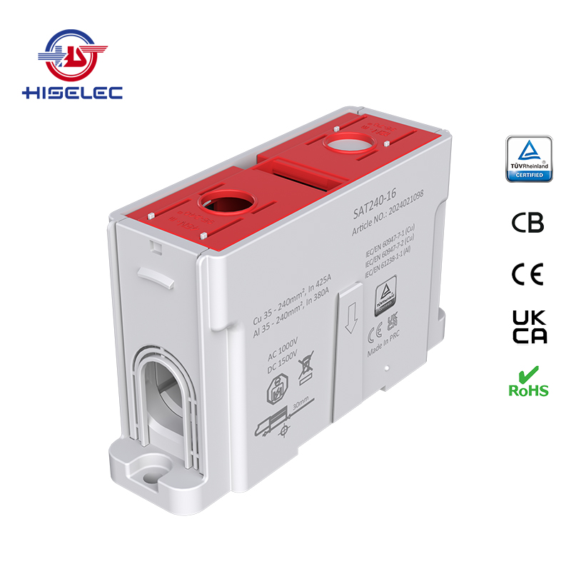 SAT240-16系列红色 1回路 铝铜通用接线端子