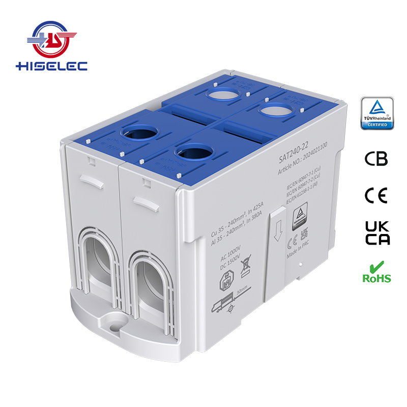 SAT240-22系列蓝色 1回路 铝铜通用接线端子