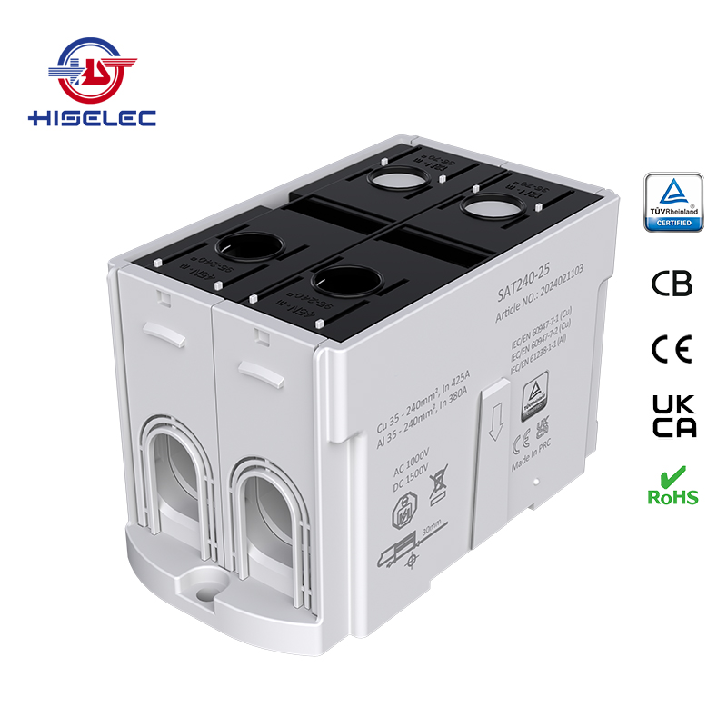 SAT240-25系列黑色 1回路 铝铜通用接线端子