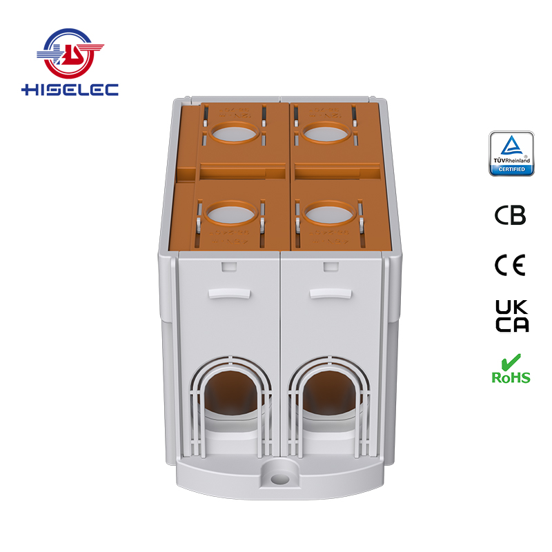 SAT240-24系列棕色 1回路 铝铜通用接线端子