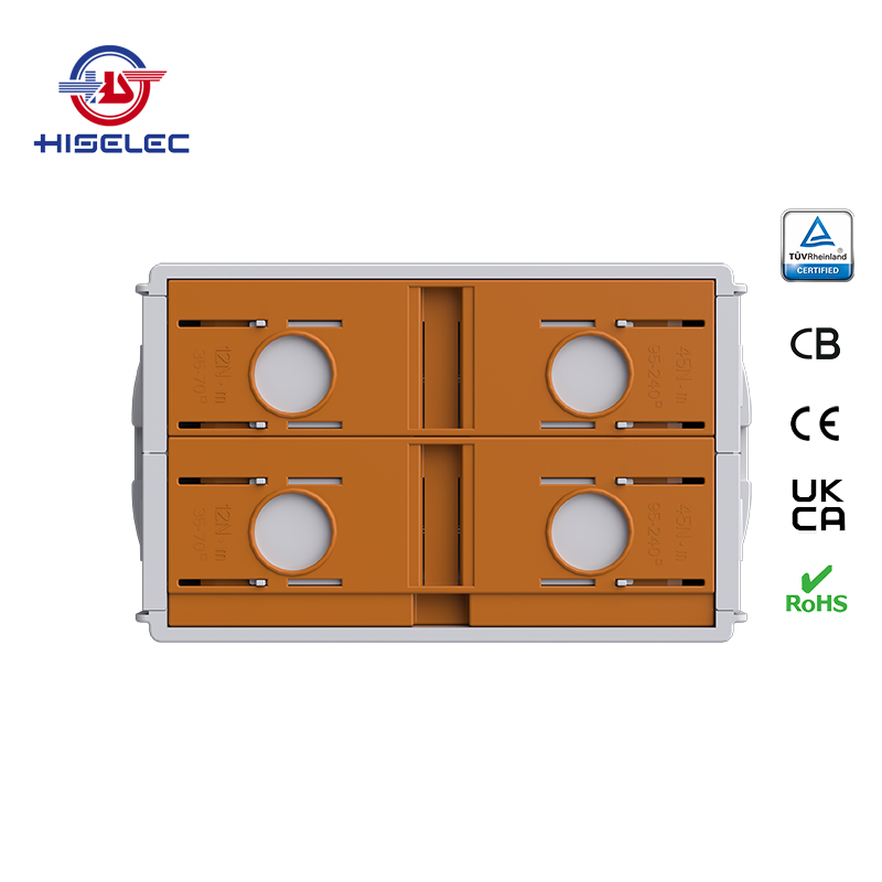 SAT240-24系列棕色 1回路 铝铜通用接线端子